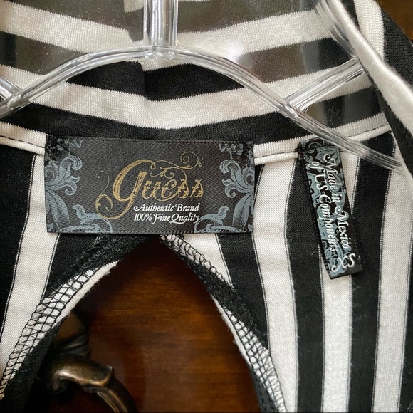 Guess Striped Lace Up Tunic | XS - Picture 3 of 5